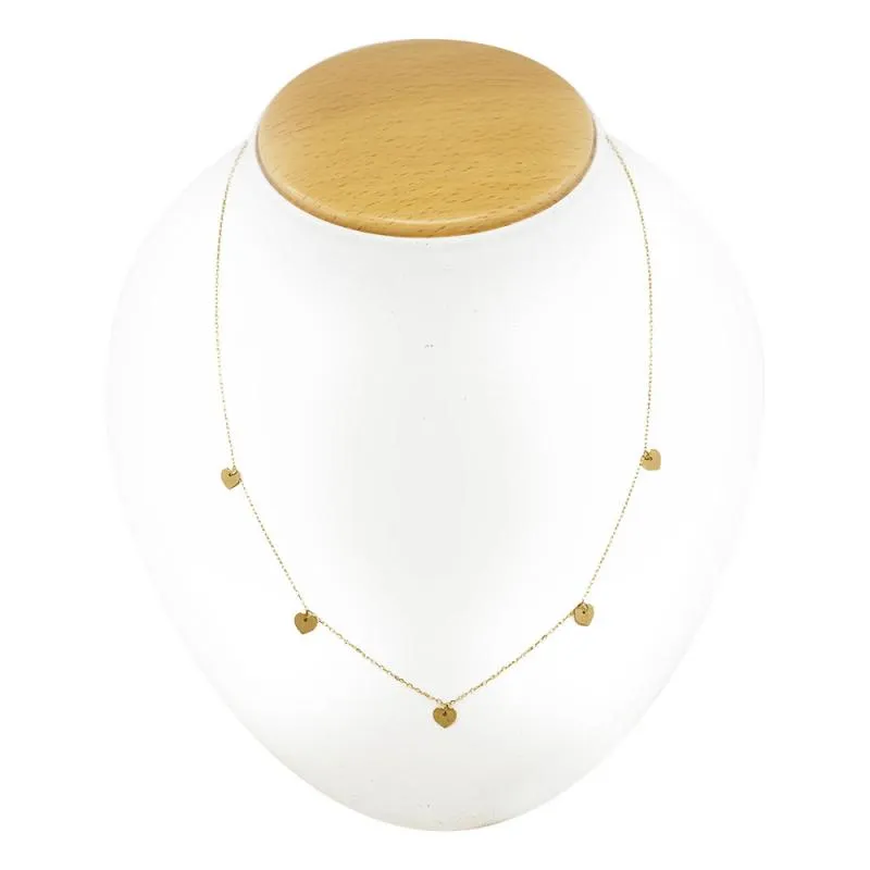 Serduszka, Celebrytka Złota 14k pr. 585