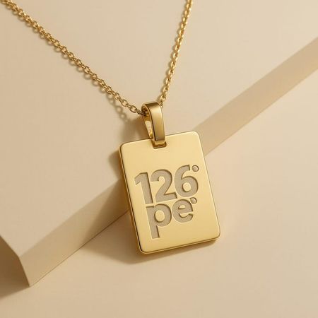 Złoty Wisiorek Fiat 126pe M