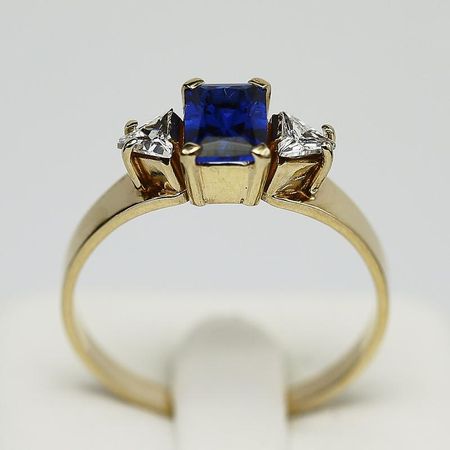 Pierścionek Złoty Cyrkonie 3.05g PR. 585