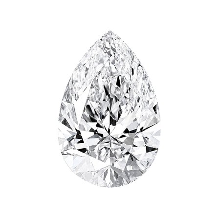 Diament laboratoryjny 2,00 ct o szlifie gruszka, Pear Cut
