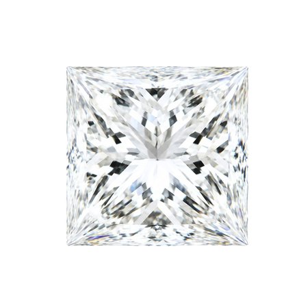 Diament laboratoryjny 2,00 ct o szlifie princessa, Princess Cut