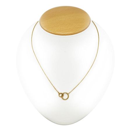 Splecione Obrączki, Mała i Duża, Celebrytka Złota 14k pr. 585