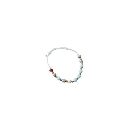 BRANSOLETKA NIEBIESKIE KAMIENIE JUBILERSKIE ZE ZŁOTEM