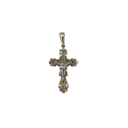 ZŁOTY KRZYŻYK Z WIZERUNKIEM JEZUSA CHRYSTUSA