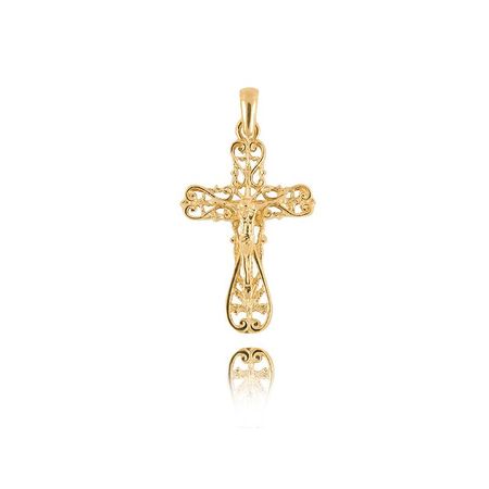 Krzyżyk Żółte Złoto Pr. 585, 2,79g