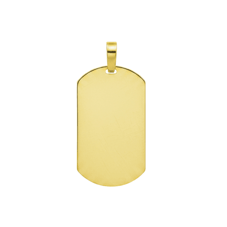 Zawieszka blaszka do grawerowania 6,97 g ze złota pr. 585, 14K