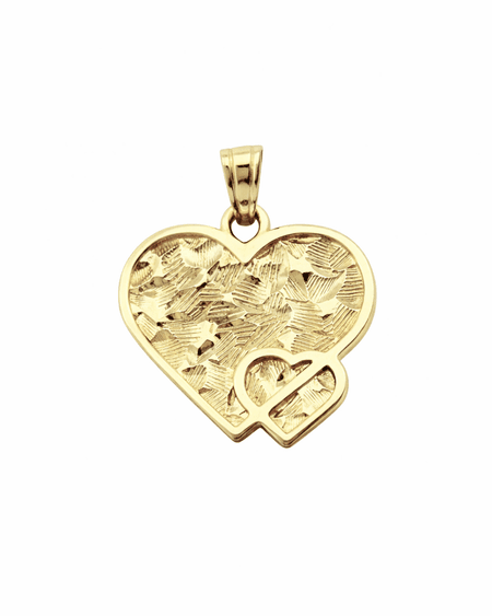Zawieszka serce z mozaiką ze złota pr. 585, 14K