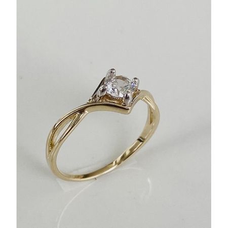 PIERŚCIONEK ZAPLATANY Z CYRKONIĄ