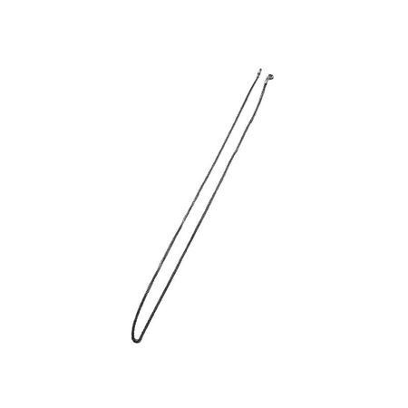 ŁAŃCUSZEK LISI OGON BIAŁE ZŁOTO