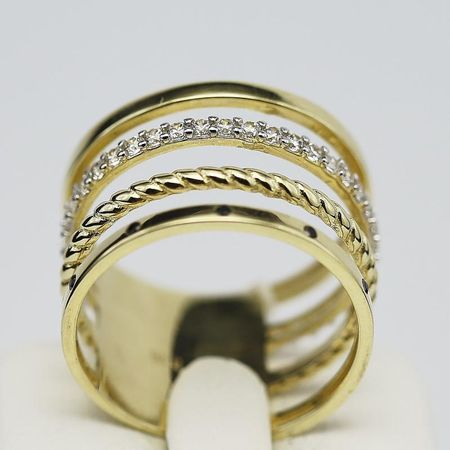 Pierścionek Złoty Cyrkonie 6.00g PR.585