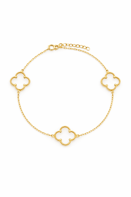 BRANSOLETKA ZŁOTA KONICZYNY PR. 585, 14K