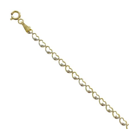 BRANSOLETKA ZŁOTE SERCA