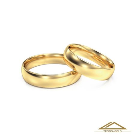 Cena za 1 g. Obrączki ślubne, złoto 14k, pr. 585 klasyczne