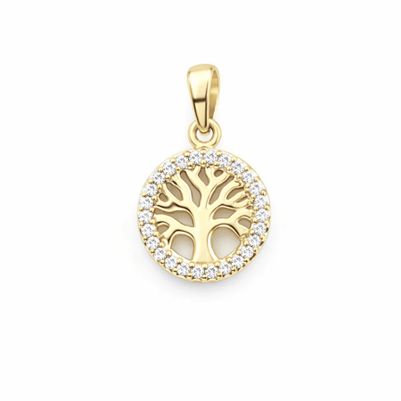 Zawieszka drzewo życia ze złota pr. 585, 14K