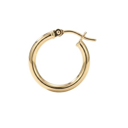 KOLCZYK KOŁO GRUBSZE O ŚREDNICY 1,5 CM ZE ZŁOTA PR. 585, 14K