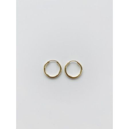 KOLCZYKI KOŁA GŁADKIE ŚREDNICA 15MM