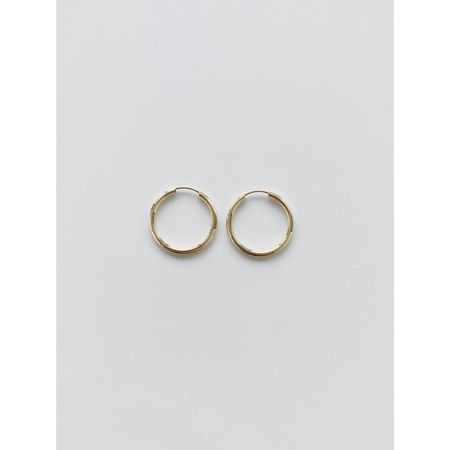 KOLCZYKI KOŁA GŁADKIE ŚREDNICA 18 MM