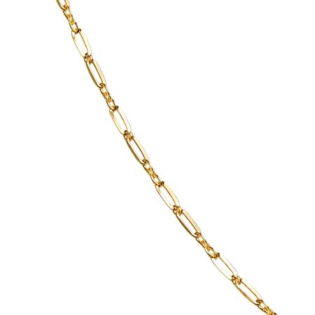 Łańcuszek o splocie ankier ozdobny 1,06 g ze złota pr. 585, 14K