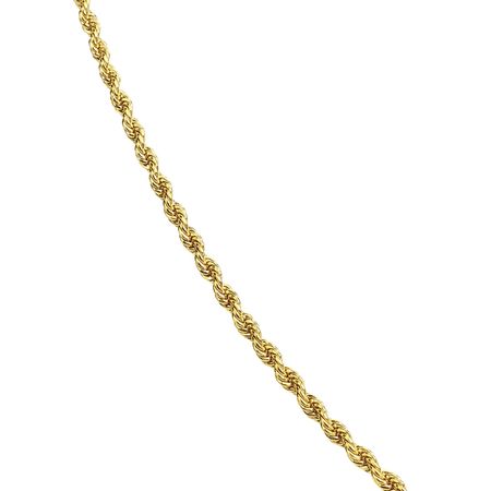 Łańcuszek o splocie kordel 1,35 g ze złota pr. 585, 14K