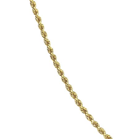 Łańcuszek o splocie kordel 1,39 g ze złota pr. 585, 14K