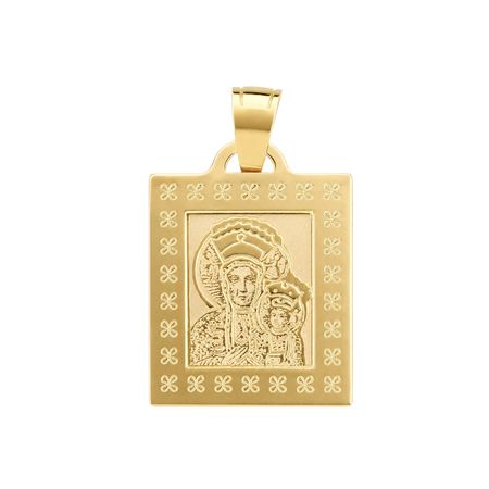 Medalik Matka Boża Częstochowska 0,95 g ze złota pr. 585, 14K