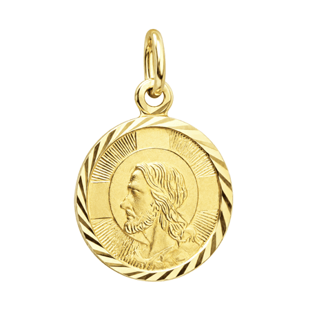Medalik Jezus Chrystus 0,85 g ze złota pr. 585, 14K