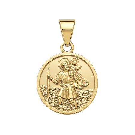 Medalik Święty Krzysztof 1,61 g ze złota pr. 585, 14K