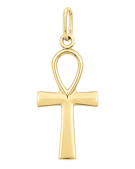 Zawieszka krzyż Ankh 0,70 g ze złota pr. 585, 14K