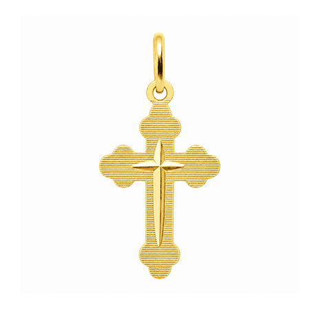 Zawieszka krzyż 0,78 g ze złota pr. 585, 14K