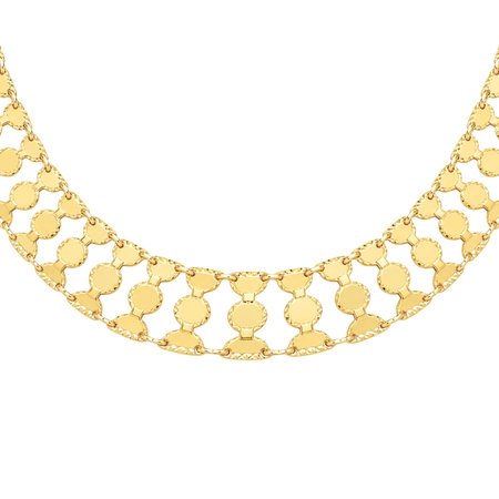 Kolia ażurowa 20,95 g ze złota pr. 585, 14K