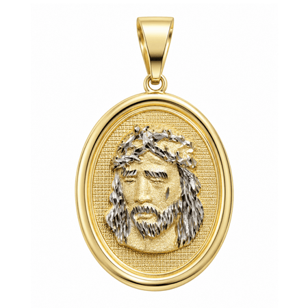 Medalik masywny Jezus Chrystus 20,50 g ze złota pr. 585, 14K