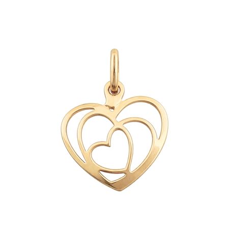 Zawieszka serca 0,33 g ze złota pr. 585, 14K