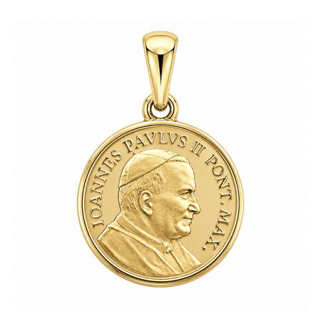 Medalik Święty Jan Paweł II 1,20 g ze złota pr. 585, 14K