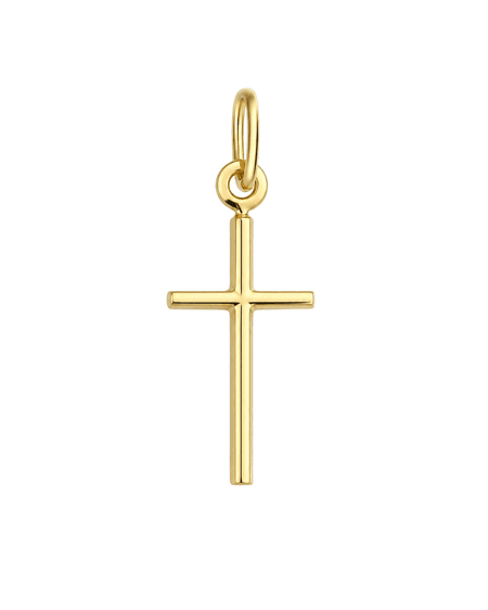 Zawieszka krzyż 0,80 g ze złota pr. 585, 14K