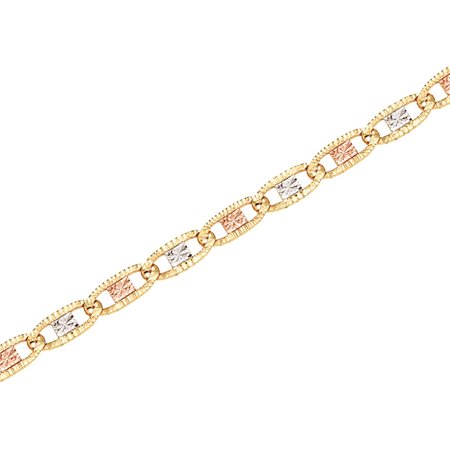 Łańcuszek o splocie gucci ozdobne 7,59 g z wielokolorowego złota pr. 585, 14K
