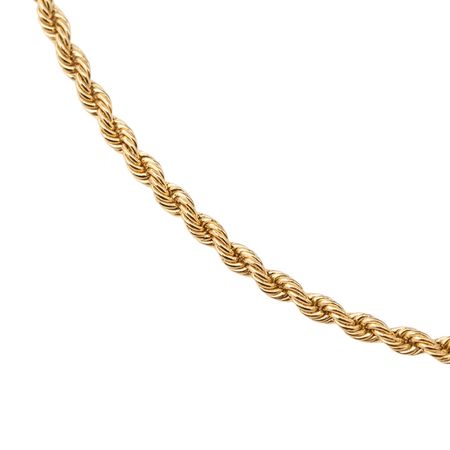 Łańcuszek o splocie kordel 3,63 g ze złota pr. 585, 14K