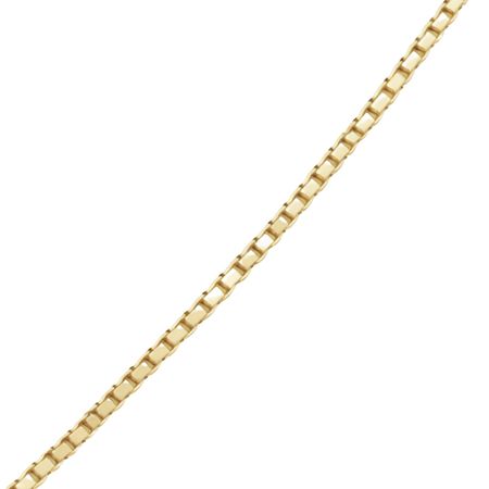 Łańcuszek o splocie kostka 45 cm 0,8 g ze złota pr. 585, 14K