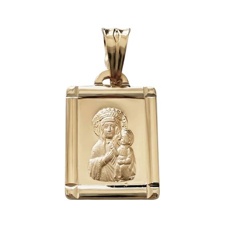 MEDALIK MATKA BOSKA CZĘSTOCHOWSKA KWADRATOWA BLASZKA