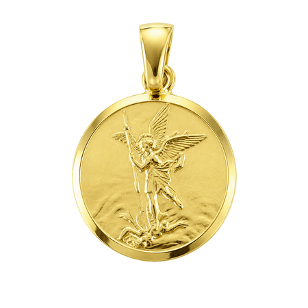 Medalik Święty Archanioł Michał 1,50 g ze złota pr. 585, 14K