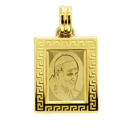 Medalik Święty Jan Paweł II 1,50 g ze złota pr. 585, 14K