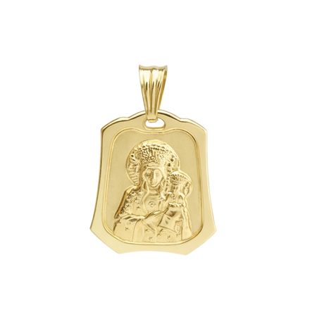 Medalik Matka Boża Częstochowska 2,99 g ze złota pr. 585, 14K