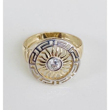 PIERŚCIONEK SŁOŃCE Z CYRKONIĄ