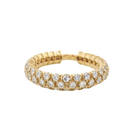 Pierścionek wysadzany cyrkoniami ze złota pr. 585, 14K