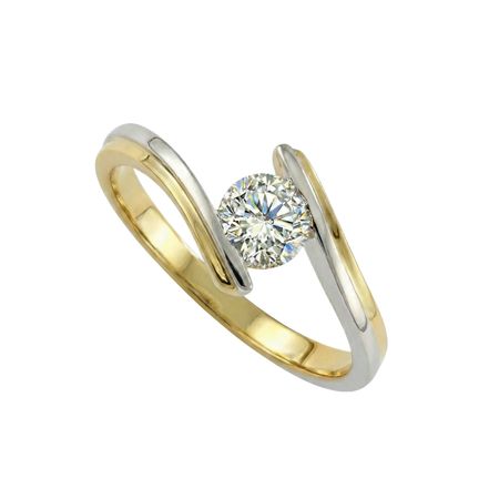 Pierścionek z Brylantem 0,54 ct