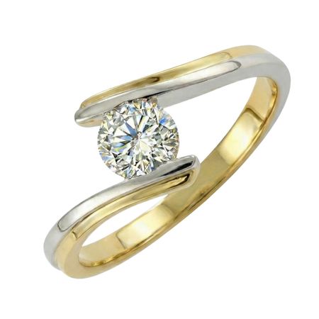 Pierścionek z Brylantem 0,54 ct