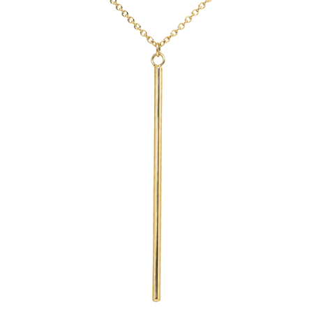 Celebrytka Geometryczna Linia 1,86g, ze złota pr. 585, 14K