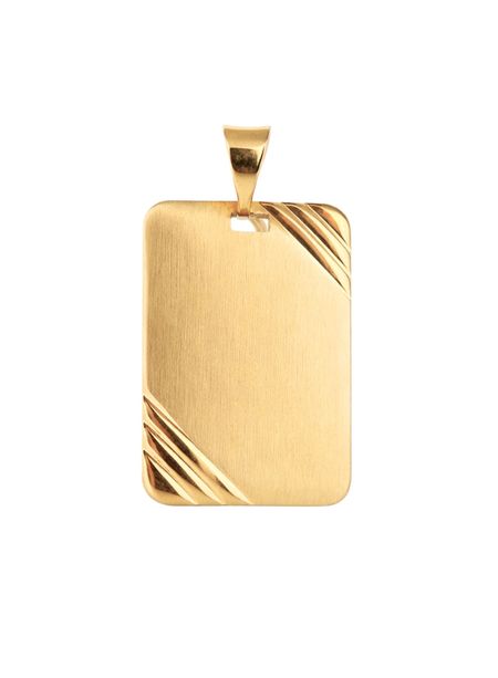 Zawieszka blaszka 1,91 g ze złota pr. 585, 14K