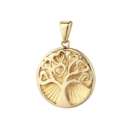 Zawieszka drzewo serce ze złota pr. 585, 14K