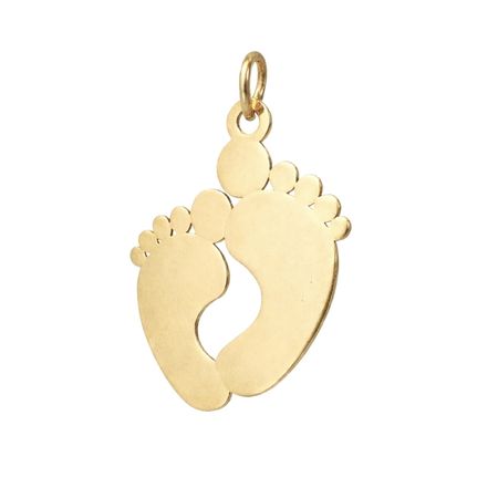 Zawieszka stópki ze złota pr. 585, 14K