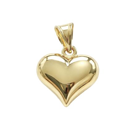 Zawieszka serce dwustronne ze złota pr. 585, 14K
